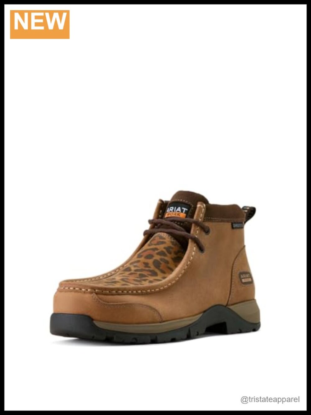 Ariat Women's Moc Toe Composite Toe Work Boots - Slip Resistant Leather
